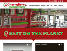 Tablet Screenshot of cherryberrybranson.com